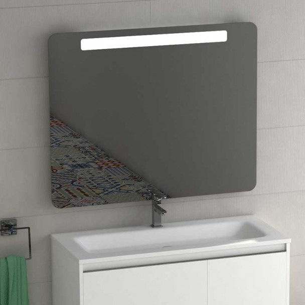 Espelho diodo Emissor de luz de Chuva para Banho