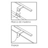 Aplique diodo Emissor de luz Ester para casa de Banho