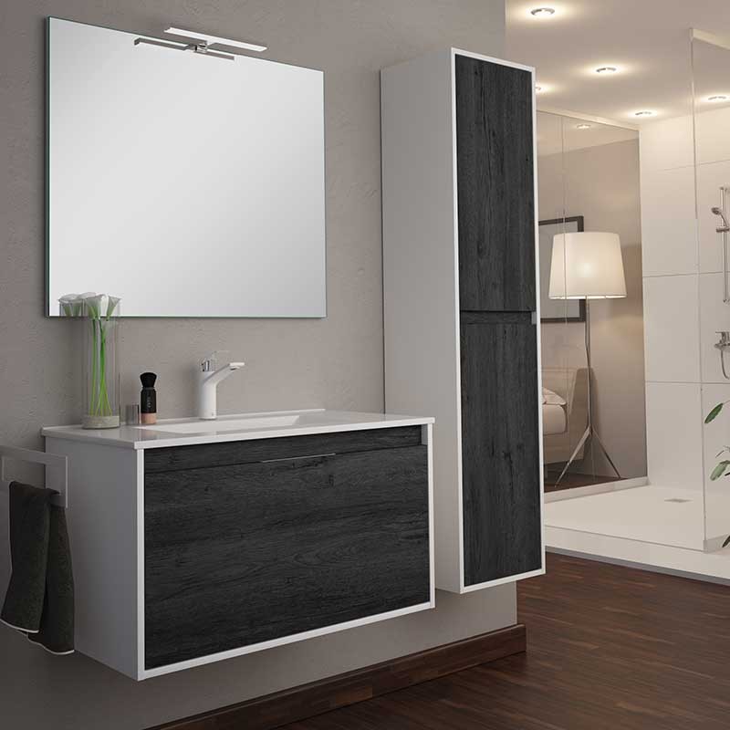 Conjunto de móveis de casa de banho TLB170 - 170 x 48 x 28 cm - cor  seleccionável