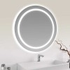 Espelho diodo Emissor de luz Terra 65 cm para casa de Banho