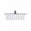Pulverizador do Chuveiro Quadrado 30x30 Fino Inox