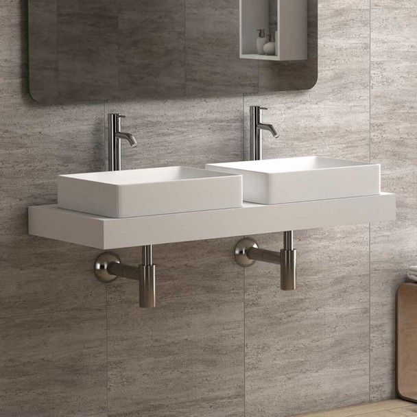 Bancada Âmbar Lip para casa de Banho